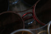 Rigards X TVA Joint RG2000TVA Stainless Steel + Pure Titanium Alloy 925 Silver Sunglasses Series RG-RG2000TVA(A)-HQTLP-F Red + Bronze Frame Transparent + Bronze Blue Lenses
